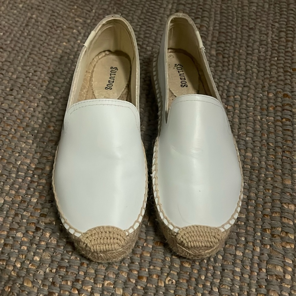 White Soludos Espadrille Size 7